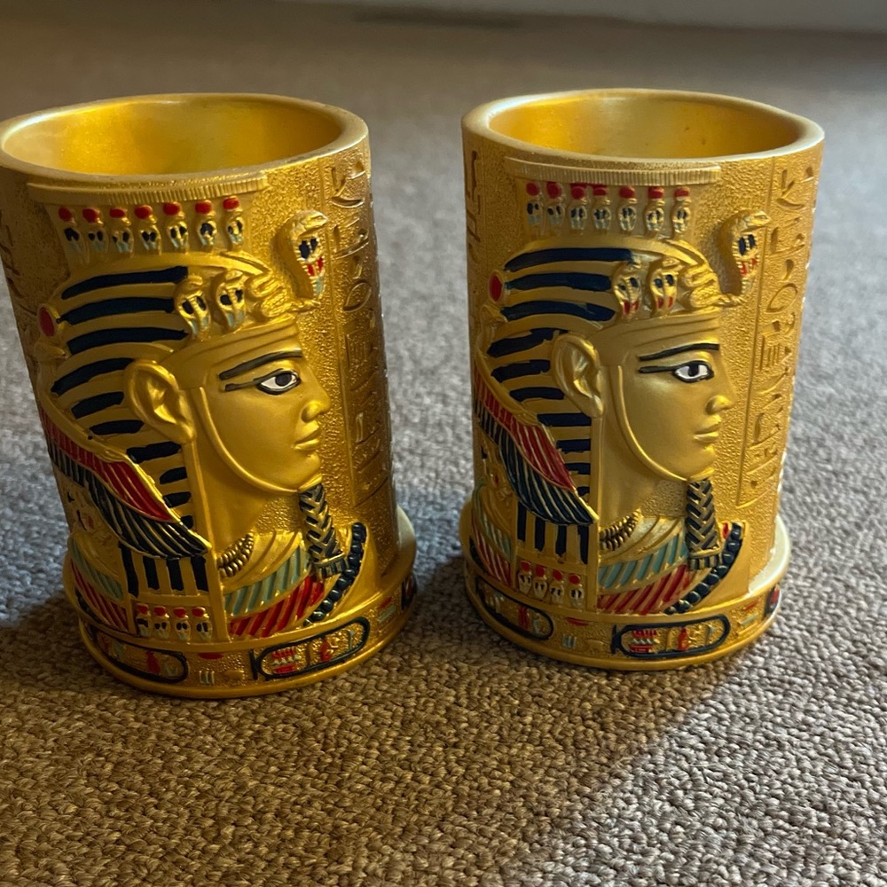 Design Toscano Egyptian Pharaoh Pen Vessel